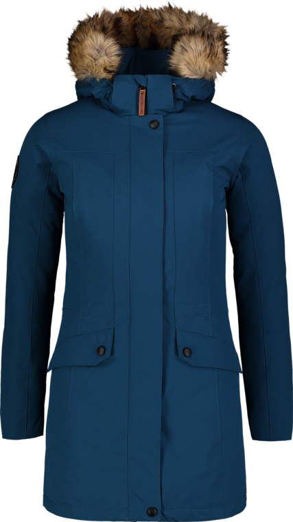 Modrý dámský zimní kabát PROFUSE