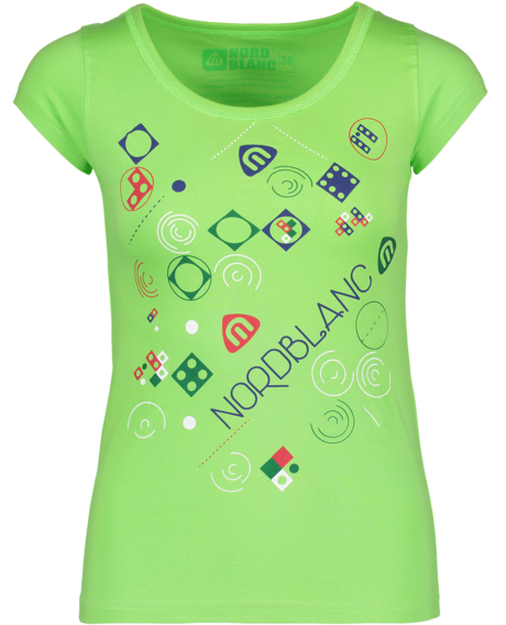 Zelené dámské bavlněné tričko GAME