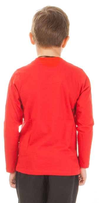 Červené dětské bavlněné triko VIEW