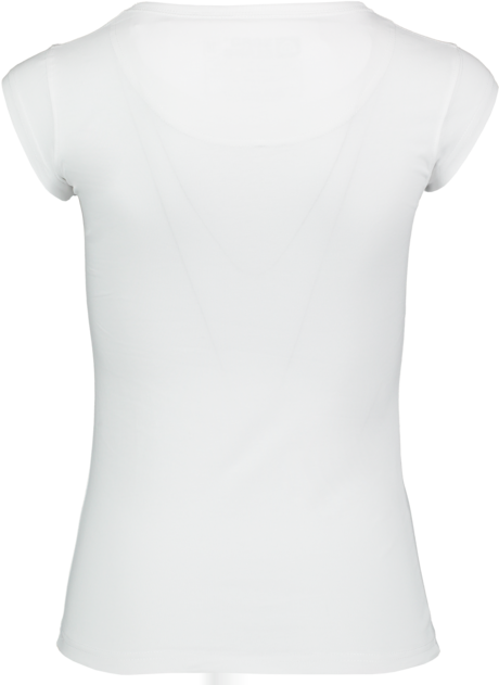 Bílé dámské elastické tričko AMIABLE