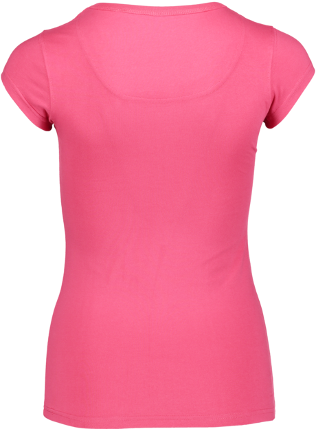 Women's pink elastic t-shirt SUGARY