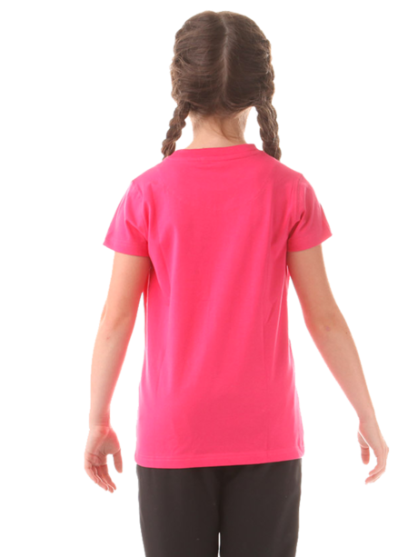 Růžové dětské bavlněné tričko MEOW
