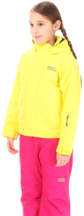Žlutá dětská zimní bunda ECCENTRIC
