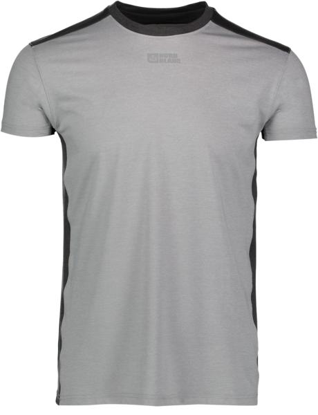 Men's grey functional fitness t-shirt MOTIVE