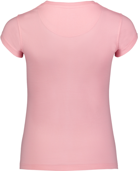 Růžové dámské bavlněné tričko DROP