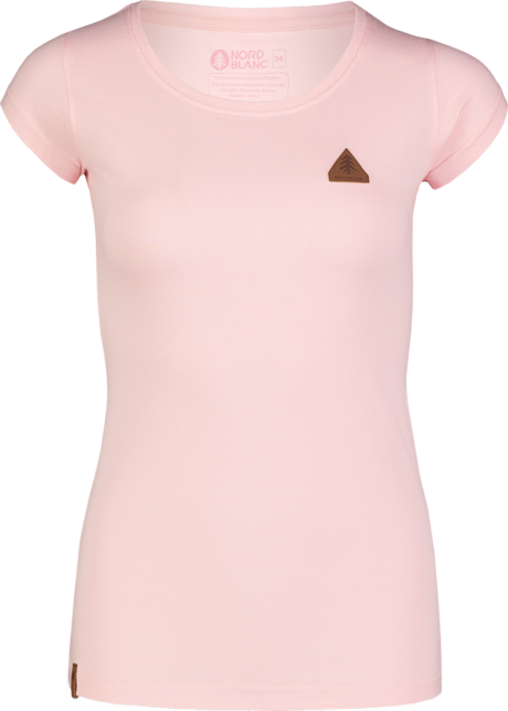 Women's pink cotton t-shirt LOWLY