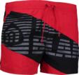 Červené pánské koupací šortky DIAGONAL