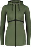 Khaki dámský mikinový kabát STURDY