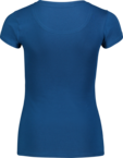 Modré dámské elastické tričko RETRO