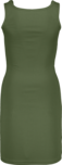 Khaki dámské elastické plážové šaty DRAB