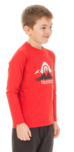 Červené dětské bavlněné triko VIEW