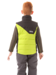 Kid's green winter vest AVID