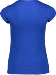 Women's blue cotton t-shirt FLATER