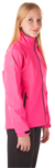 Růžová dětská zateplená softshellová bunda SNOWY