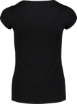 Černé dámské bavlněné tričko LOWLY