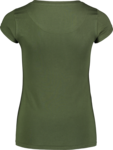 Khaki dámské bavlněné tričko NOTCH