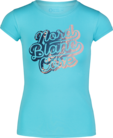 Modré dámské elastické tričko BLUR
