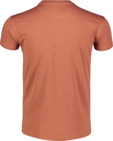 Hnědé pánské bavlněné tričko ZONE