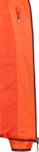 Oranžová pánská prošívaná bunda LEASH